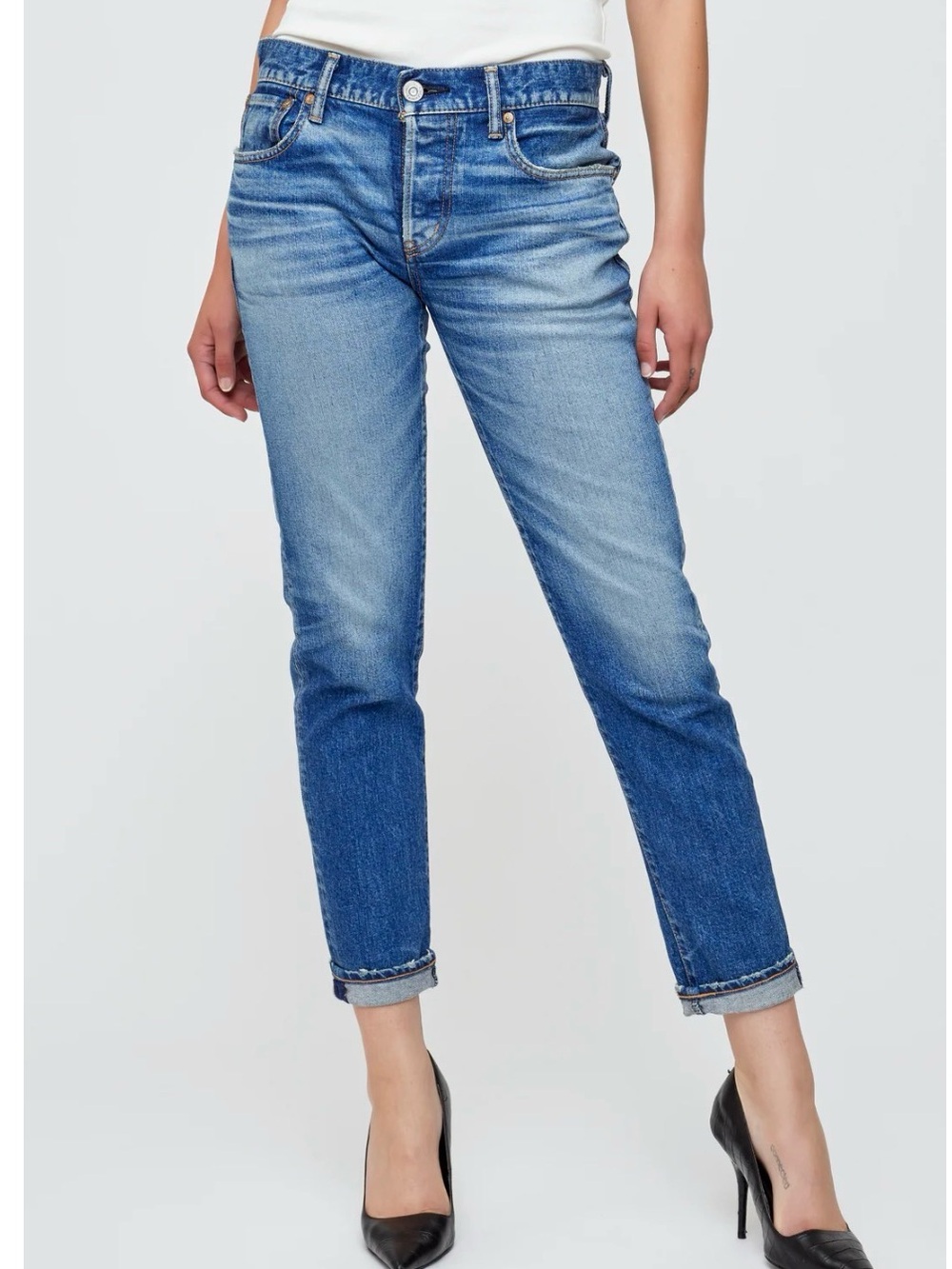 Moussy Vintage Saddlebrook Tapered Jeans